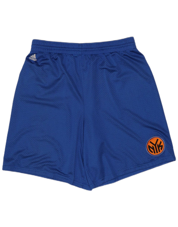 Ανδρικό σορτς ADIDAS New York Knicks Sport μεγάλο μπλε πολυεστέρα