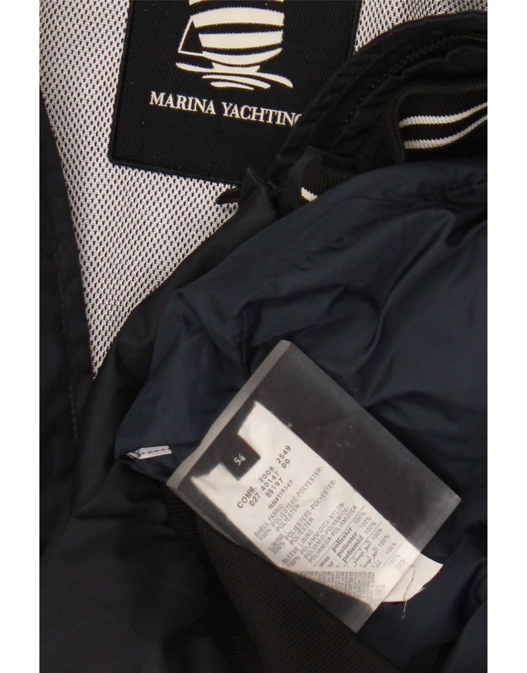 Marina Yachting Ανδρικό Bomber Jacket IT 54 2XL Navy Blue Polyester
