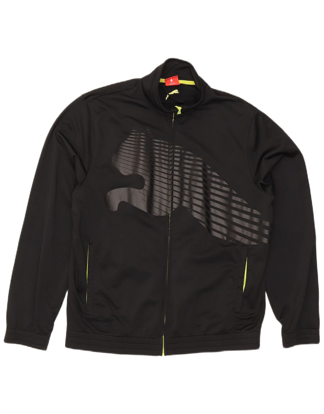 Ανδρική φόρμα φόρμας Puma γραφική φόρμα Top Jacket μεγάλο μαύρο πολυεστέρα