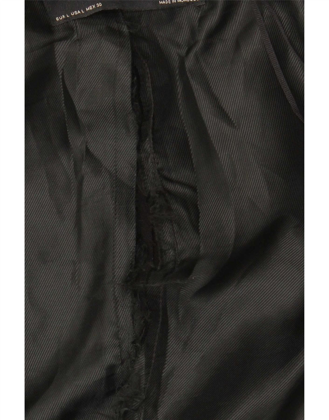 Zara Γυναικείο Longline Blazer Jacket UK 16 Large Black Polyester