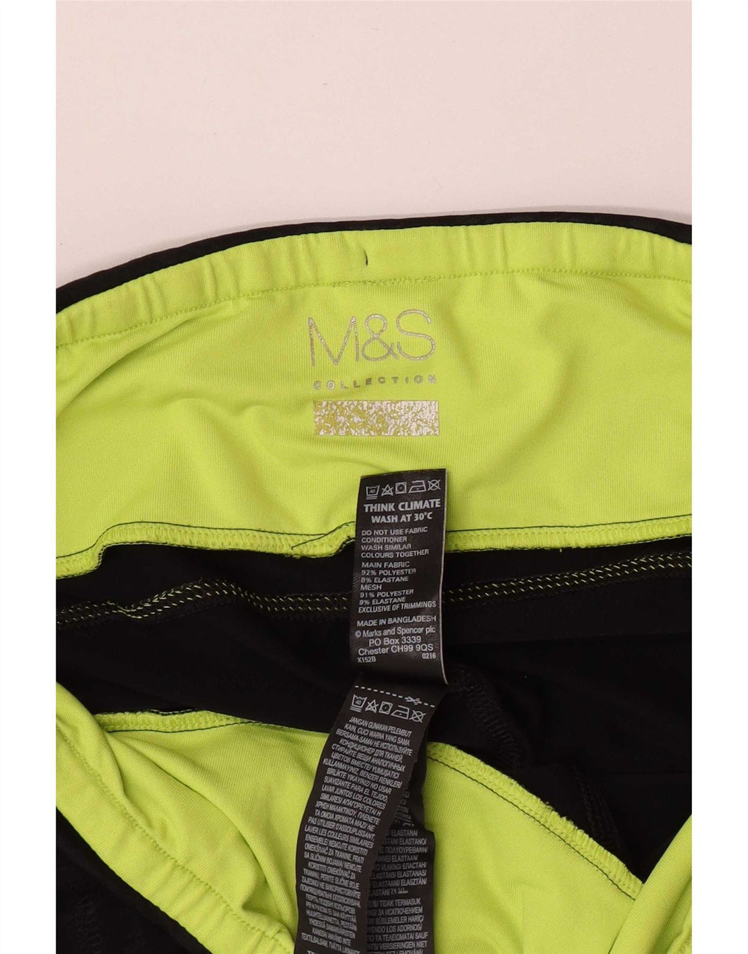 Marks & Spencer Γυναικεία Κολάν UK 16 Μεγάλο μαύρο γεωμετρικό πολυεστέρα