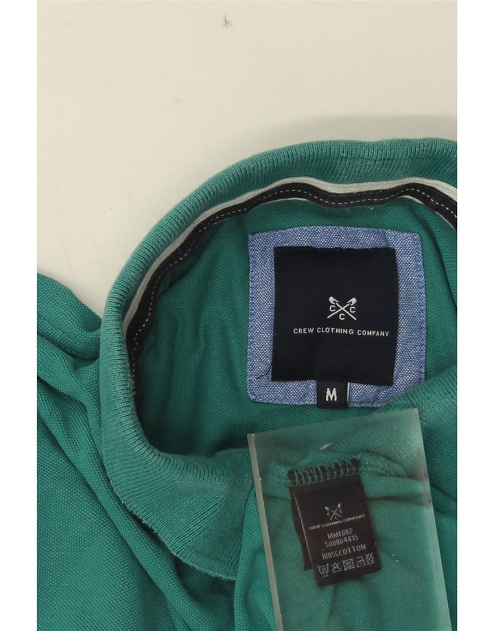 Crew Clothing Ανδρικό πουκάμισο πόλο από μεσαίο τιρκουάζ βαμβακερό