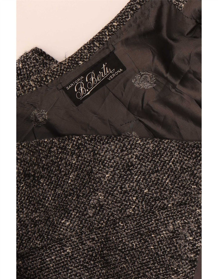 Vintage γυναικείο σακάκι με 2 κουμπιά σακάκι UK 16 Large Grey Flecked