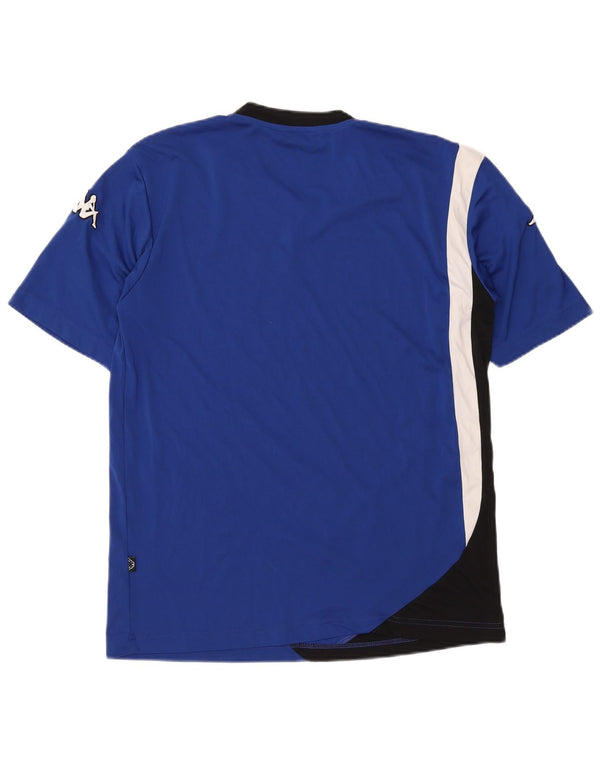 KAPPA Womens Graphic T-Shirt Top UK 18 XL Blue Colourblock Polyester
