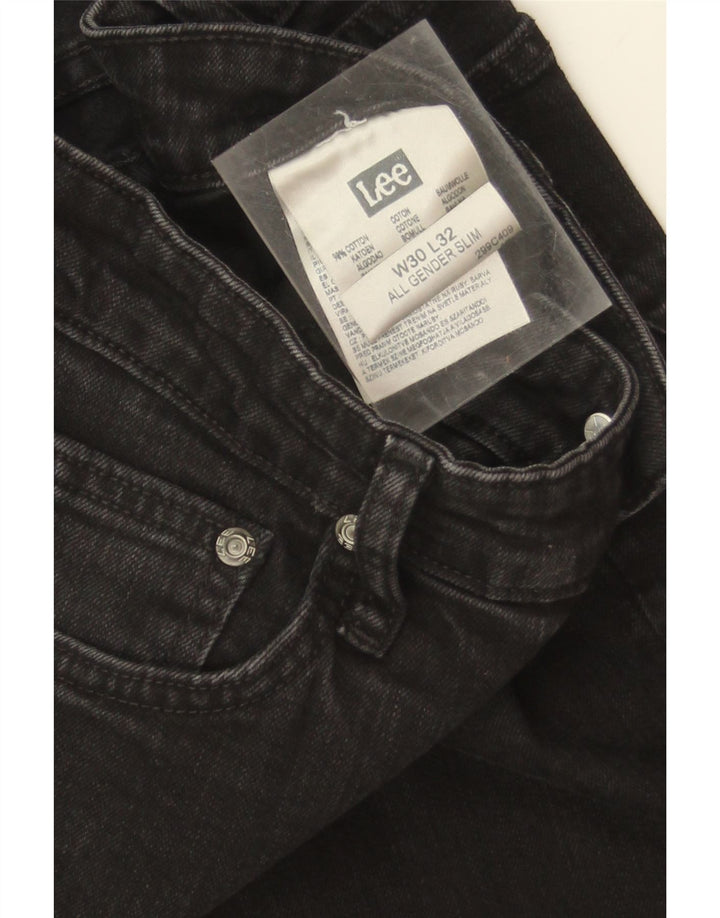 LEE Womens Slim Jeans W30 L32 Black Cotton Vintage Lee and Second-Hand Lee from Messina Hembry 