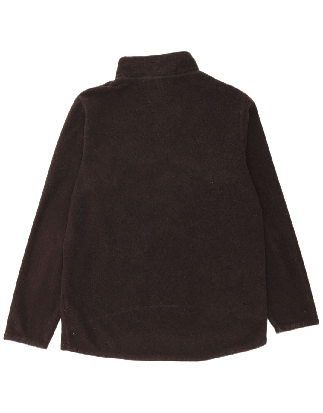 Weird Fish Mens Zip Fleece Jumper Medium Black Polyester