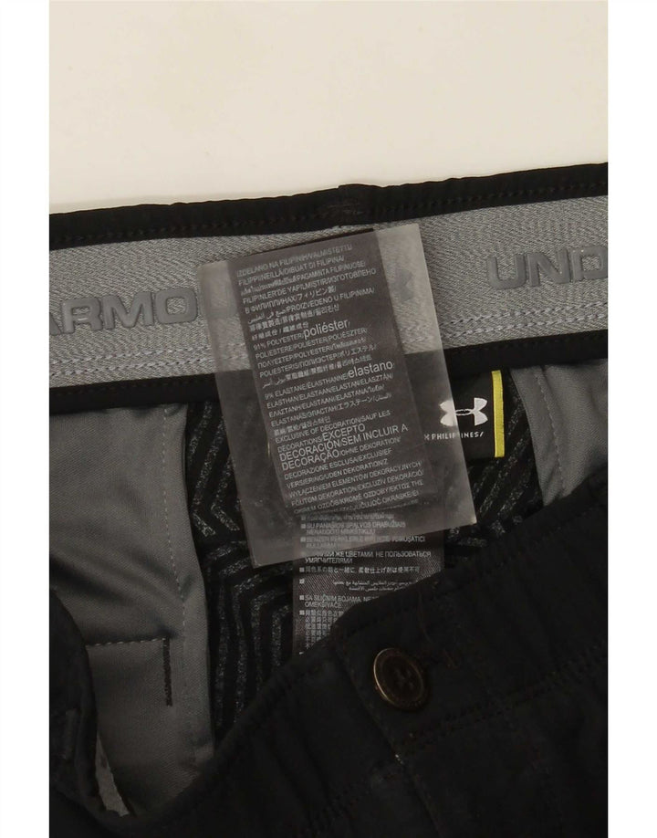 Under Armour Ανδρικό κωνικό παντελόνι Chino W34 L30 μαύρο πολυεστέρα