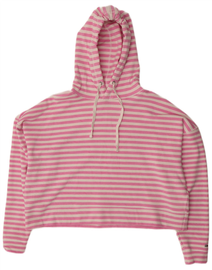 Γυναικείο Crop Oversized Hoodie Jumper UK 14 Medium