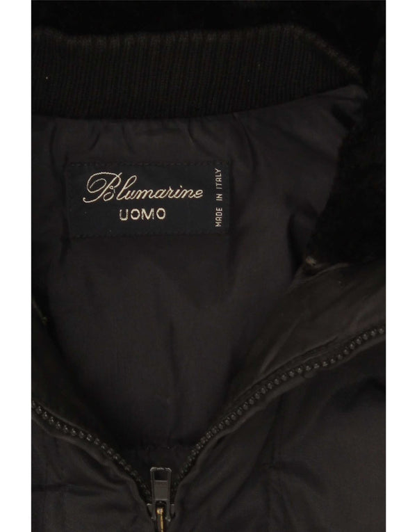 Ανδρικό μπουφάν Parka Blumarine UK 40 Large Black