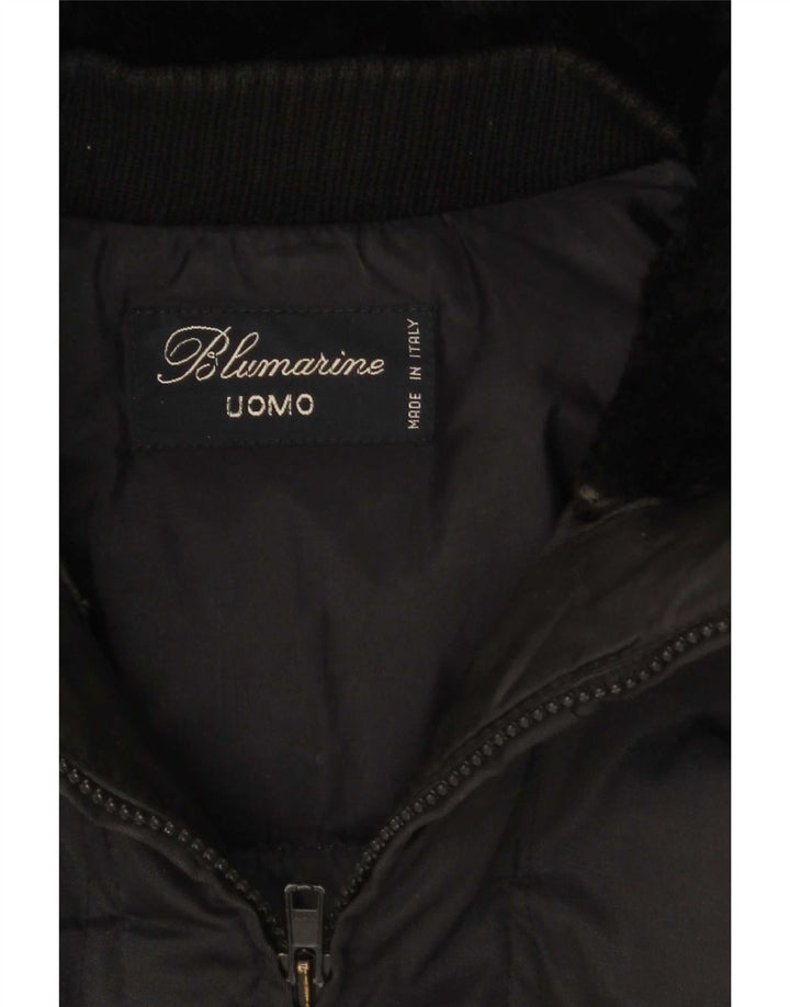 Ανδρικό μπουφάν Parka Blumarine UK 40 Large Black