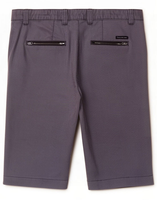 Ανδρικό σορτς Chino Calvin Klein Slim Fit Medium W32 Blue Pinstripe