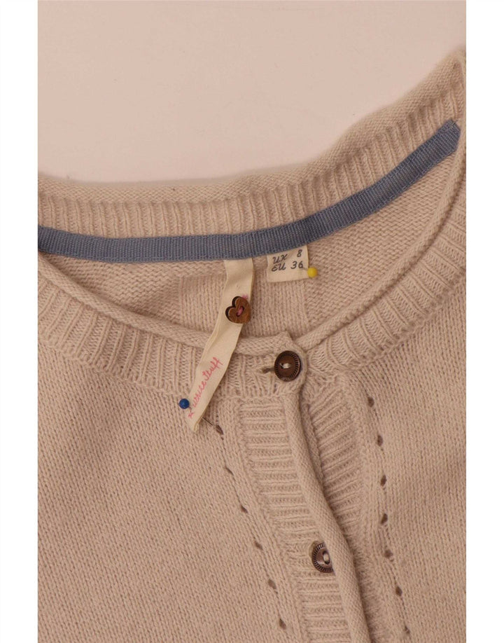 White Stuff Γυναικεία Ζακέτα πουλόβερ UK 8 Small Off Nylon
