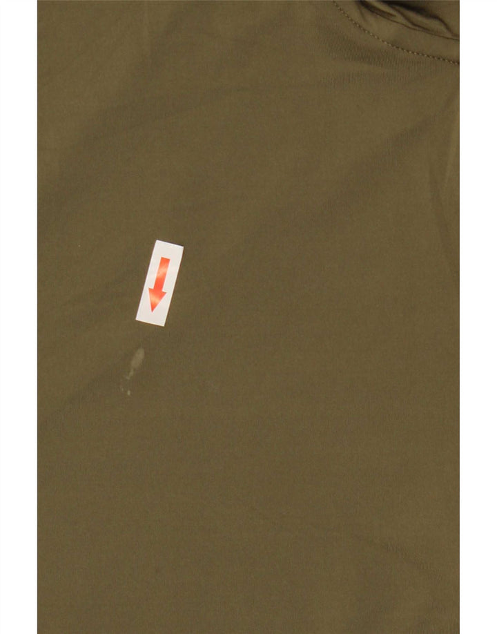 Adidas Ανδρική φόρμα πουλόβερ με φερμουάρ Aeroready Top Large Khaki Polyester