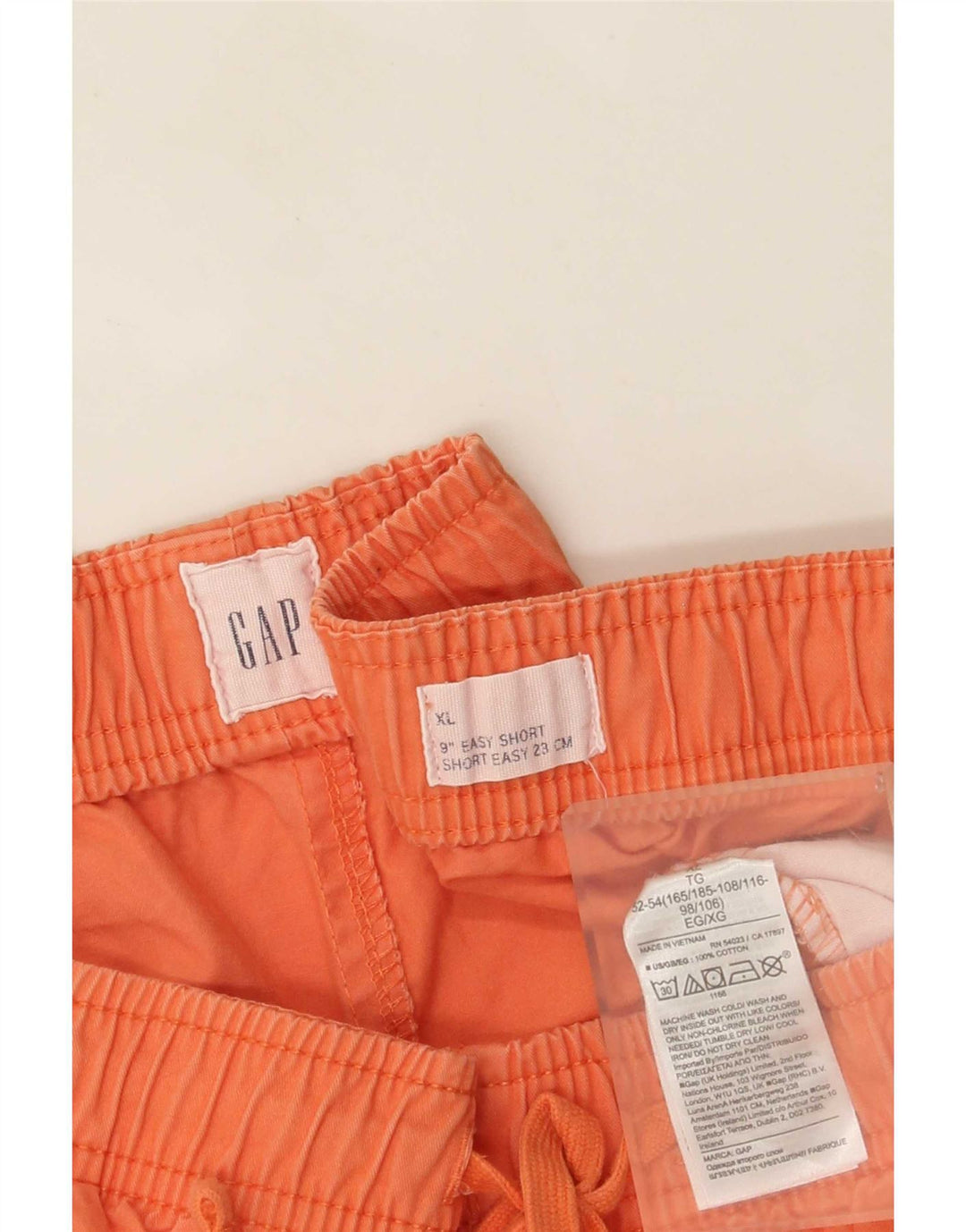 Gap Ανδρικό σορτς Chino XL W38 Πορτοκαλί βαμβακερό
