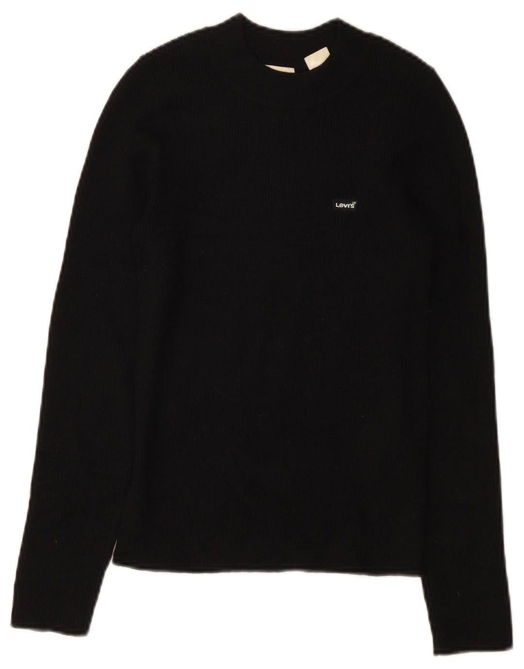 Γυναικείο πουλόβερ LEVI'S Crew Neck Jumper UK 8 Small Black Acrylic