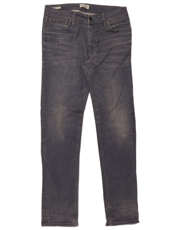 Jack & Jones Ανδρικό Tim Slim Jeans W34 L34 Γκρι βαμβακερό