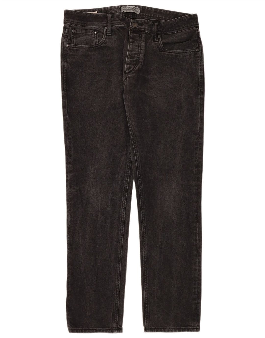 JACK & JONES Ανδρικό Slim Jeans W34 L32 Μαύρο βαμβακερό