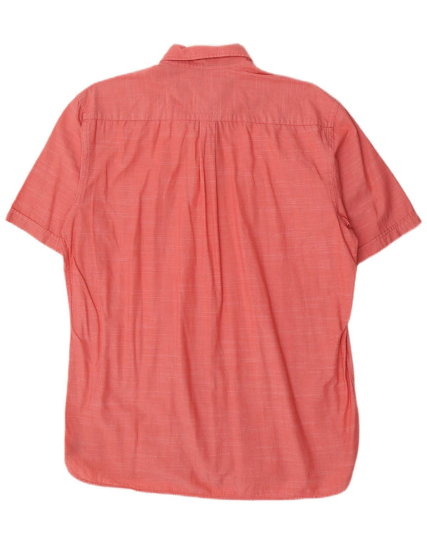 Ανδρικό κοντομάνικο πουκάμισο Bugatti Μέγεθος 41/42 Ροζ μεγάλο