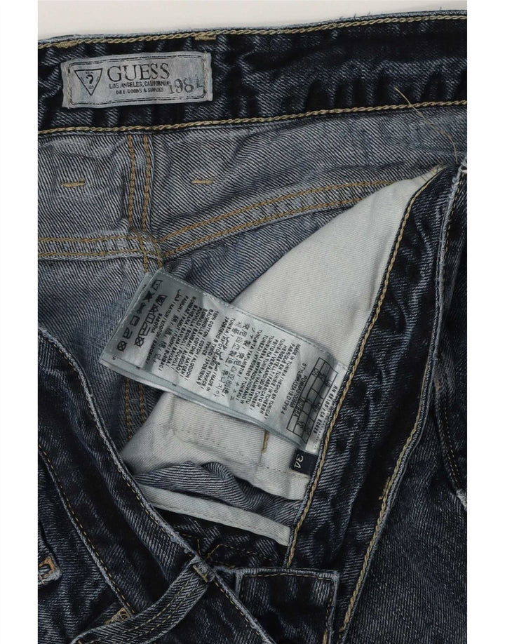 Ανδρικό τζιν ίσιο Guess W34 L34 Μπλε βαμβακερό