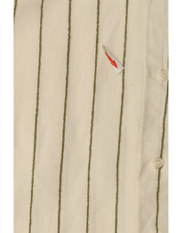 ZARA Γυναικείο πουκάμισο μεγάλου μεγέθους UK 10 Small White Ride Modal