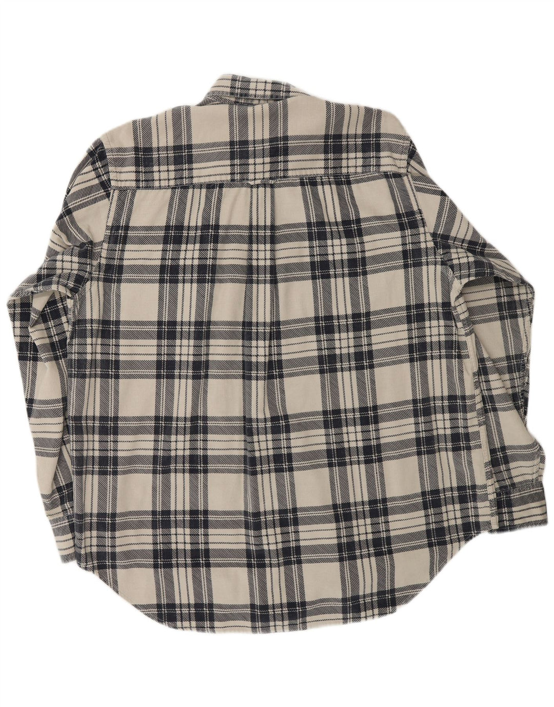 Blanc Bleu Ανδρικό κοτλέ πουκάμισο μεγάλο σε λευκό βαμβακερό