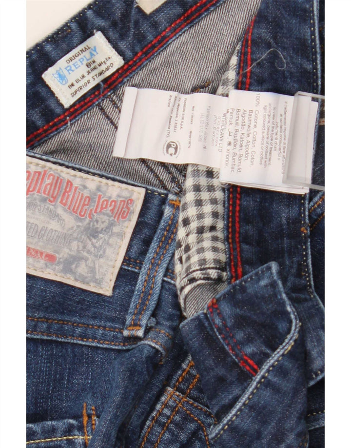 Replay Ανδρικό Slim Jeans W32 L32 Blue Cotton