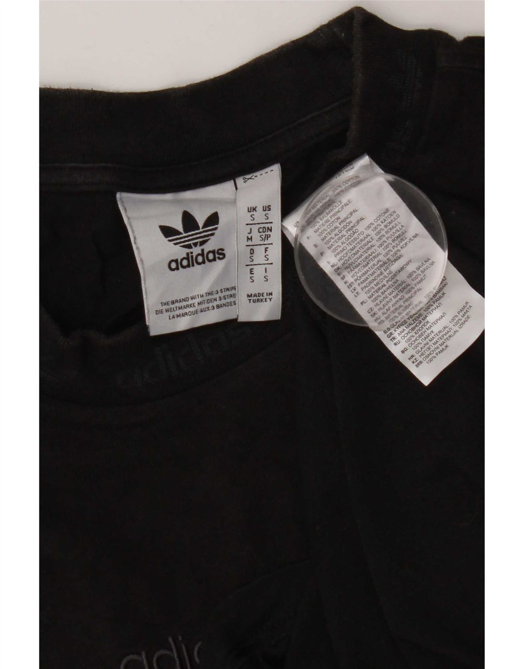 Ανδρικό T-Shirt Adidas Top Μικρό μαύρο βαμβακερό