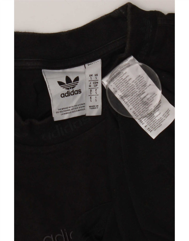 Ανδρικό T-Shirt Adidas Top Μικρό μαύρο βαμβακερό