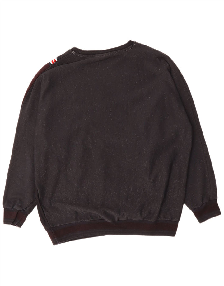 ELLESSE Ανδρικό γραφικό φούτερ Jumper Μεγάλο Navy Blue Colorblock Βαμβακερό