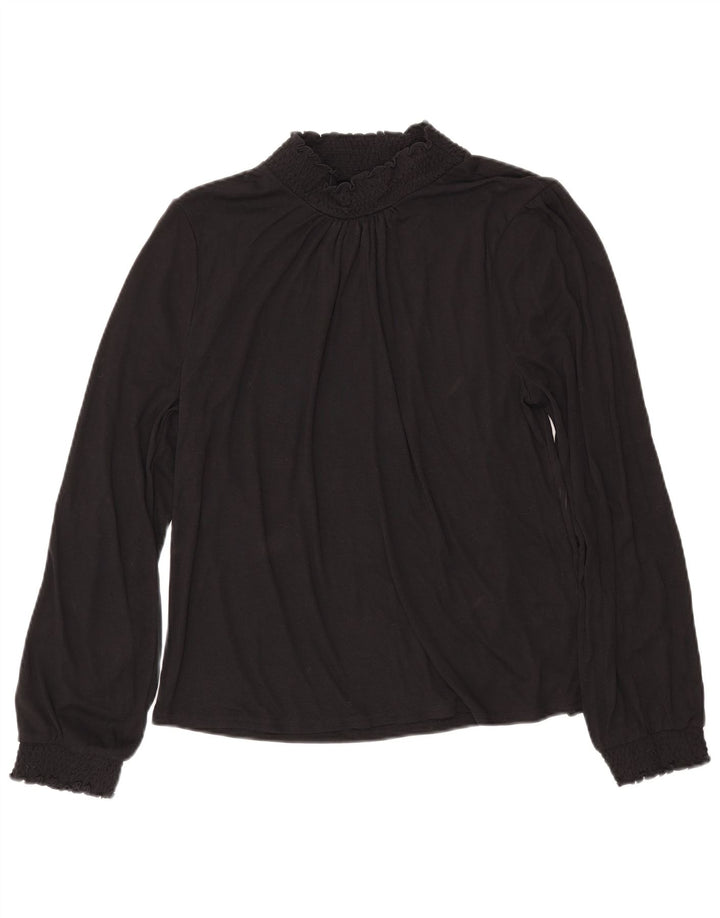 Γυναικεία μακρυμάνικη μπλούζα J. CREW Top UK 16 Large Black Polyester