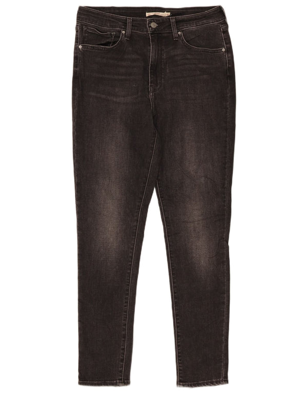 Γυναικείο Levi's 721 ψηλό ψηλό στενό τζιν W31 L30 γκρι βαμβακερό
