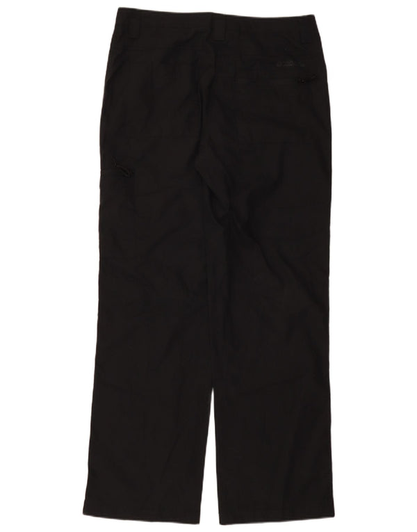 Mountain Warehouse Γυναικείο ίσιο παντελόνι Cargo UK 10 Small W30 L30 Black