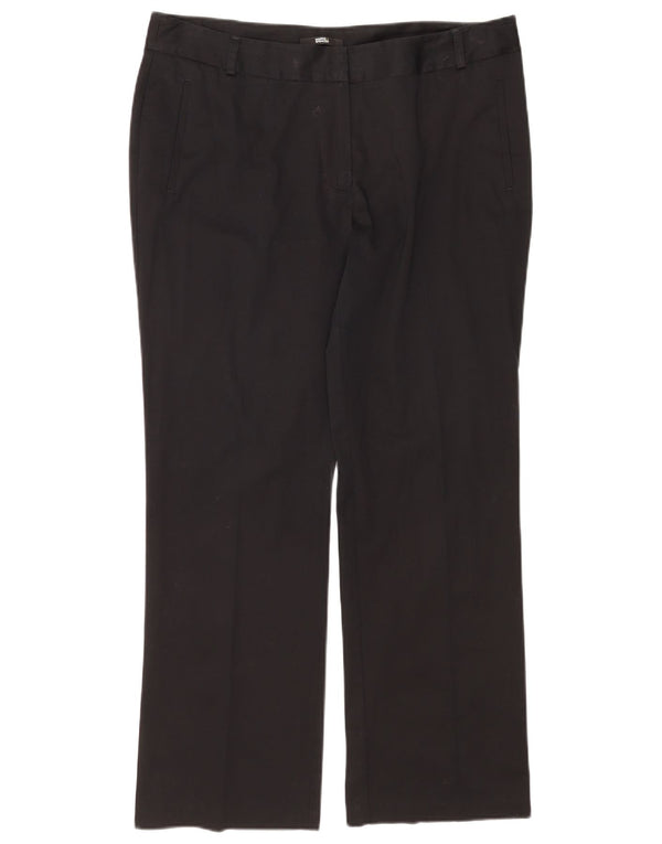 Marks & Spencer Γυναικεία Bootcut Casual Παντελόνι UK 16 Large W38 L30 Black