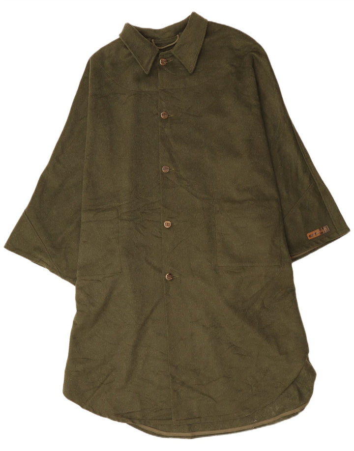 Vintage Ανδρικό Παλτό Poncho One Size Πράσινο