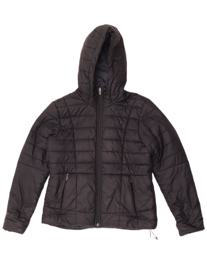 Under Armour Γυναικείο Jacket Cold Gear Hooded UK 14 Medium Black