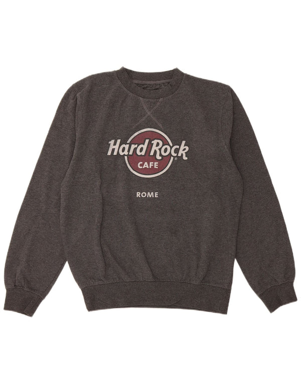Γυναικεία φούτερ Hard Rock Cafe Rome Graphic Jumper UK 14 Medium Grey