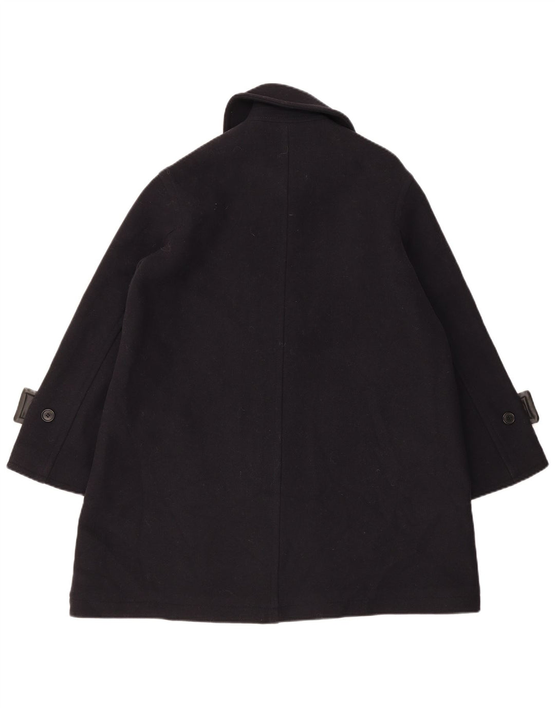 Zara Γυναικείο Πανωφόρι UK 10 Small Navy Blue Wool
