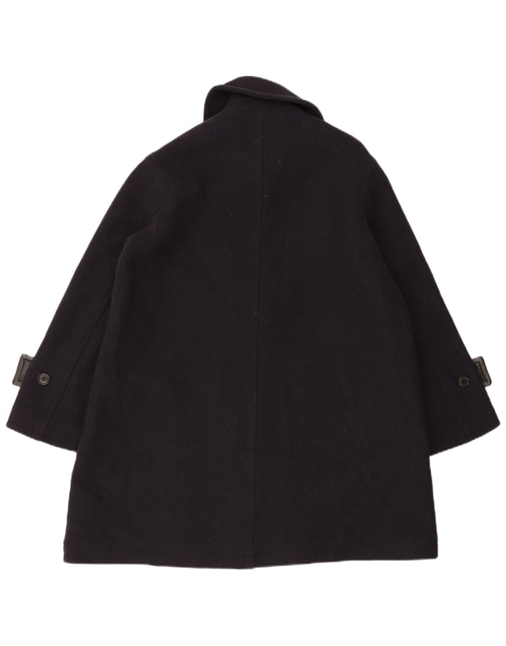 Zara Γυναικείο Πανωφόρι UK 10 Small Navy Blue Wool