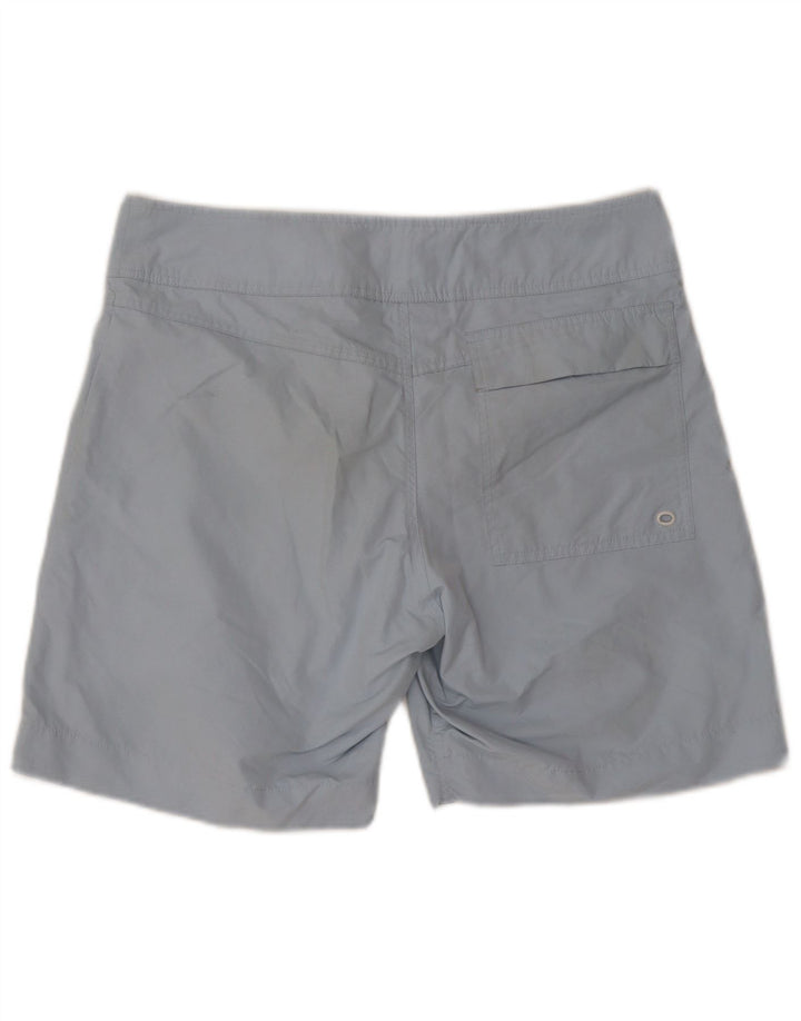 Ανδρικό γραφικό σορτς κολύμβησης Adidas από μεσαίο μπλε πολυεστέρα