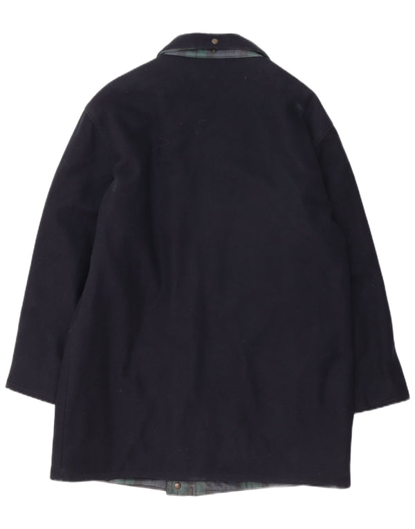 Ανδρικό παλτό Navigare Reversible UK 40 Large Navy Blue