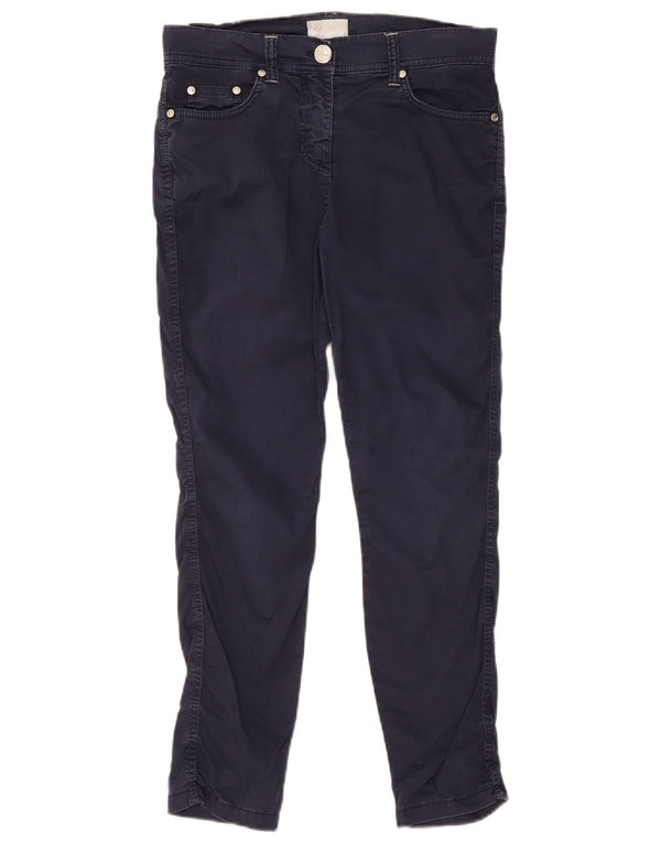 Byblos Γυναικείο Slim Casual Παντελόνι W28 L28 Navy Blue Cotton