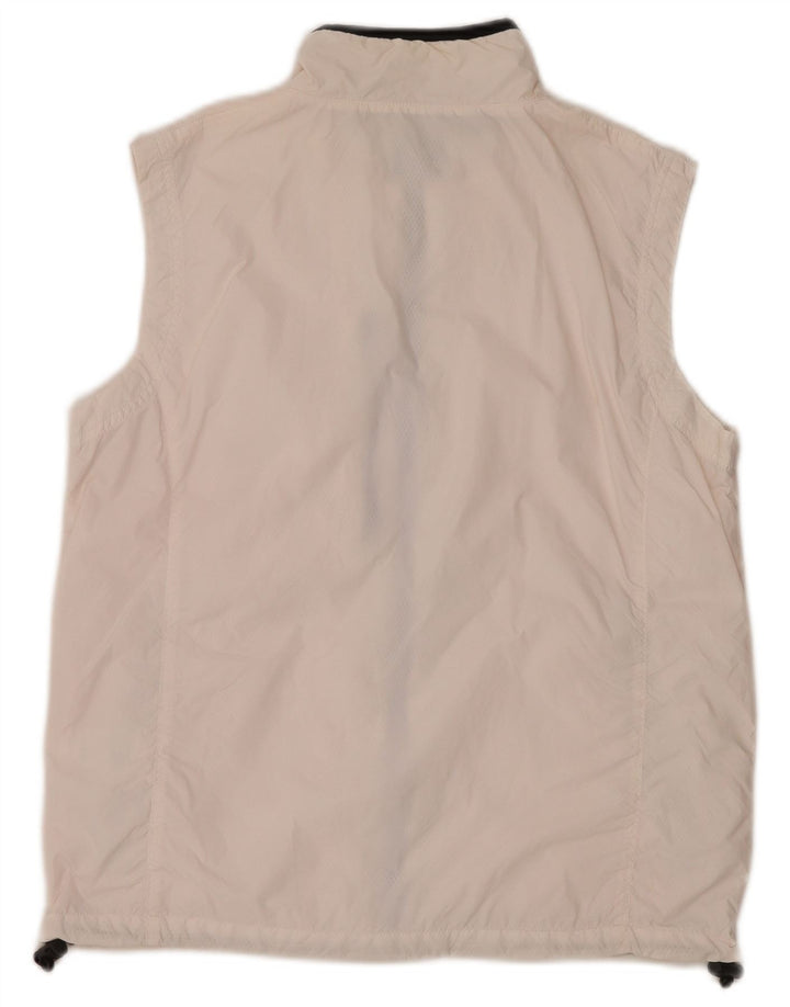 SERGIO TACCHINI Γυναικεία αμάνικη φόρμα φόρμας μπουφάν IT 46 μεγάλο λευκό