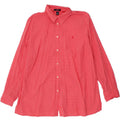 CHAPS Womens Shirt UK 20 2XL Red Check Cotton Vintage Chaps and Second-Hand Chaps from Messina Hembry 