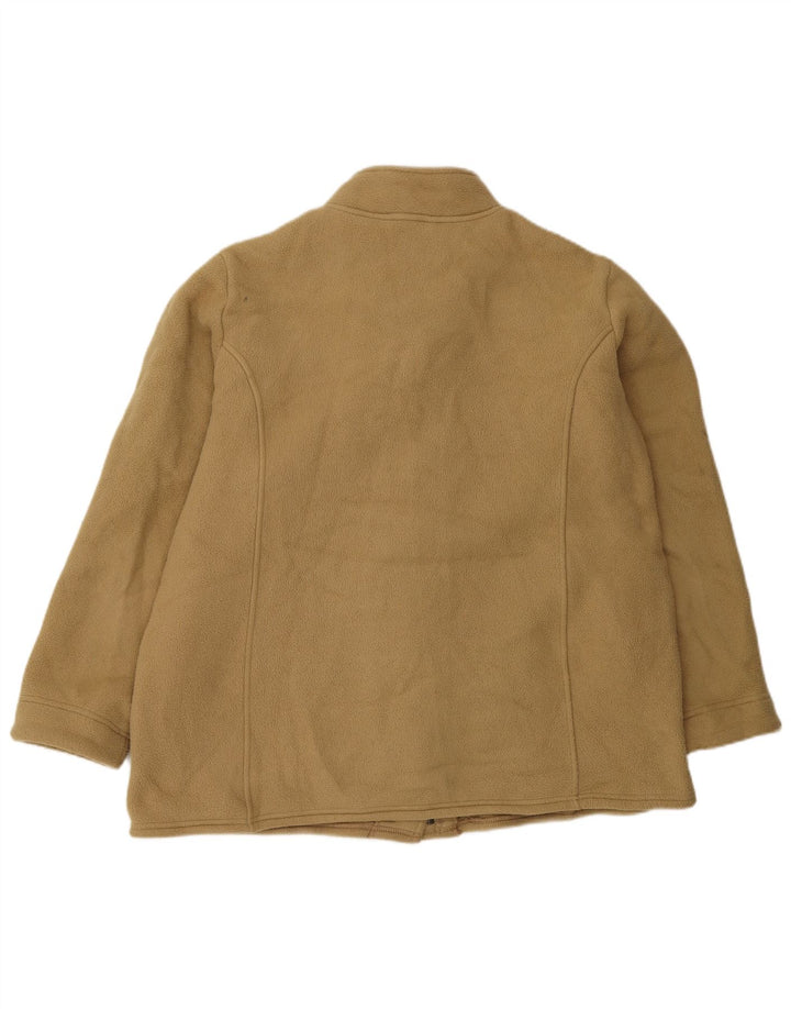 Marks & Spencer Γυναικείο Fleece Jacket UK 20 2XL καφέ πολυεστέρας