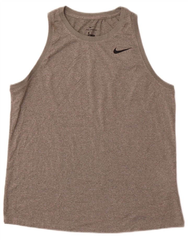 Γυναικείο γιλέκο NIKE Dri Fit Top 12 μεσαίου γκρι πολυεστέρας