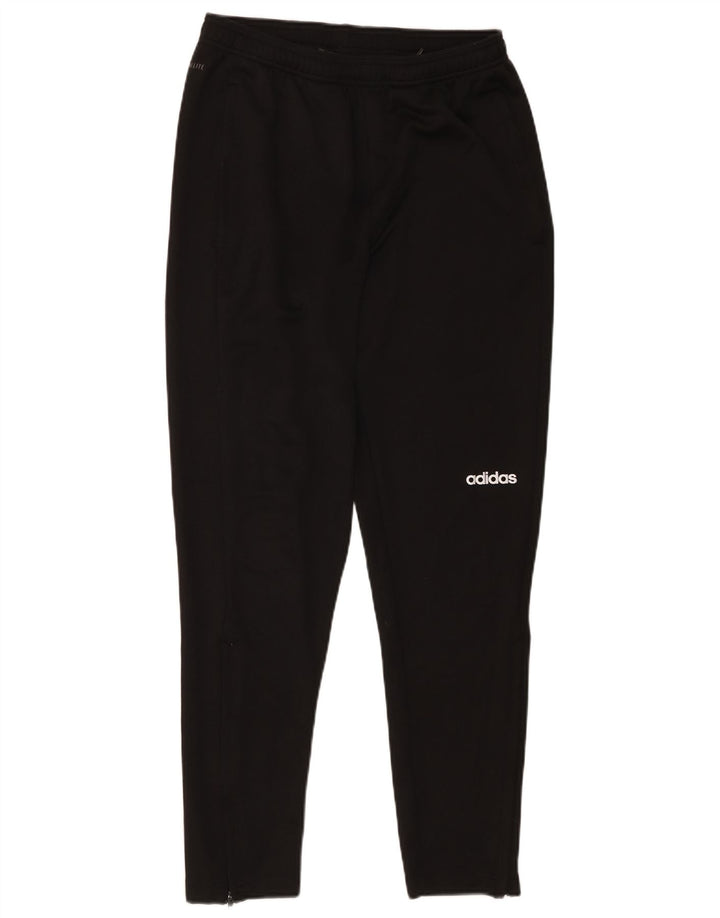 Ανδρικό παντελόνι αθλητικής φόρμας Adidas Climalite UK 40/42 μεσαίο μαύρο πολυεστέρα