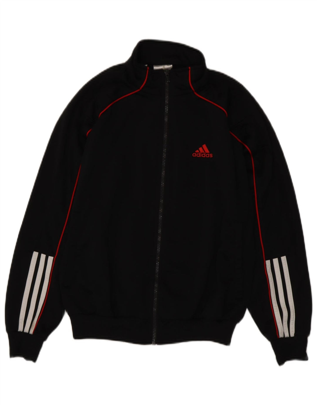 ADIDAS Boys αθλητική φόρμα Top Jacket 13-14 Years Black Polyester