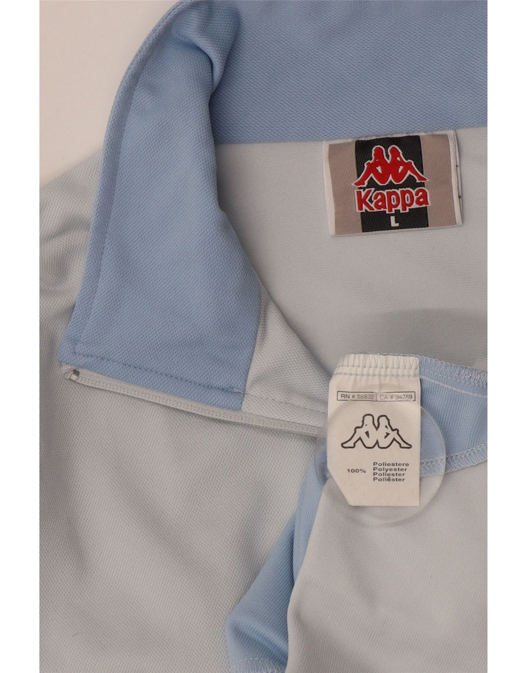 Γυναικεία αθλητική φόρμα KAPPA Top Jacket UK 16 Large Blue Colorblock Polyester
