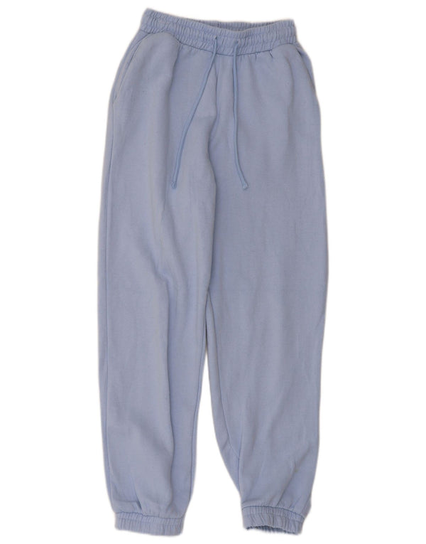 Zara Γυναικεία αθλητική φόρμα Παντελόνι Joggers UK 8 Small Blue Polyester