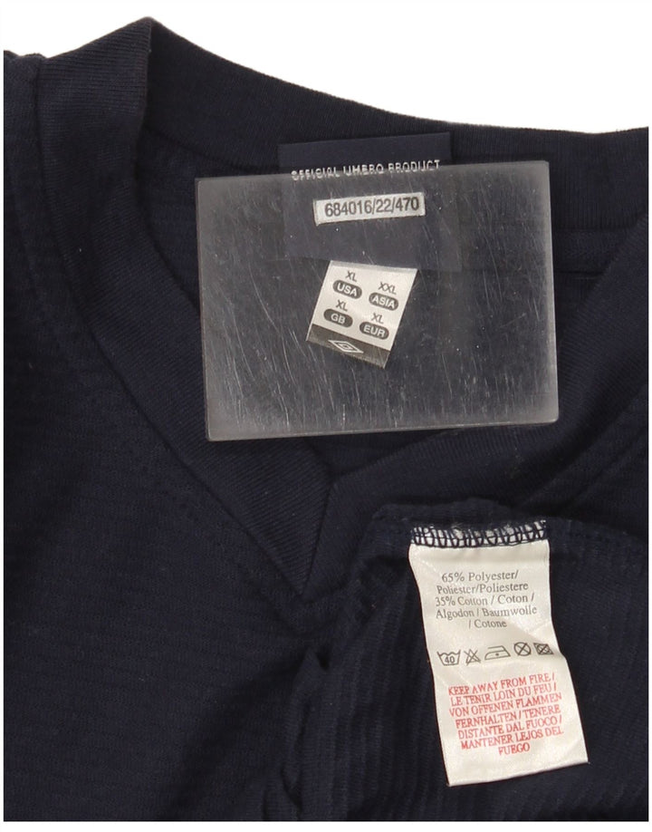 Ανδρικό T-Shirt Umbro Top XL Navy Blue Polyester